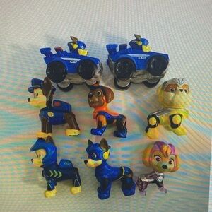 Paw Patrol Action Figures - Blue, Yellow, Orange